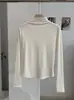 KEKEZOON camiseta interior de cachemira con proteína, cuello alto pequeño, color liso, hombro derecho, corte ajustado, manga larga 9160