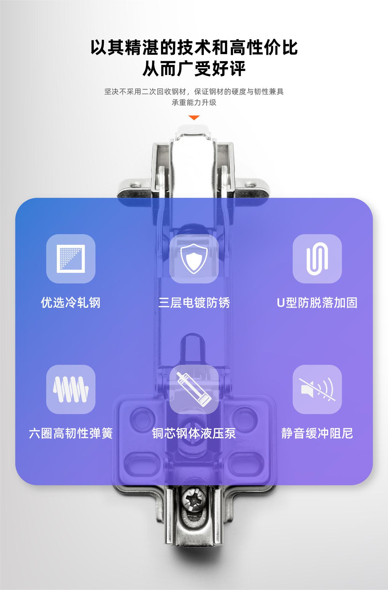 165°-90°铝框铰链-0