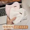 Máscara Cálida de Felpa de Conejo Artificial de Invierno, Protección Facial Estéreo Engrosada, Máscara para Ciclismo y Esquí, de Aspecto Elegante, Cortavientos y de Algodón