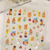 Adesivos Fofos de Pessoas Estrela para Nail Art 5D Embossados Tridimensionais Estilo Infantil Adesivos de Unha DIY Decorações Sl Model