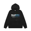 Sudadera con capucha de forro polar para hombre y mujer, sudaderas bordadas de alta calle europeas y americanas de moda Trapstar para dropshipping transfronterizo
