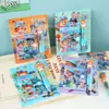 Novo Conjunto de Papelaria Animal City Mini Caderno Criativo com Caneta Mini Caneta Esferográfica Conjunto de Diário Papelaria de Alto Valor