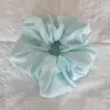 Goma para el pelo tipo scrunchie de color sólido simple estilo bosque para mujer, Cinchuelo de alta gama para el cabello, Alta elasticidad, Accesorio para el cabello con banda de goma duradera