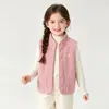 Chalecos para Niños Primavera y Otoño Nuevo Estilo Chalecos para Niños y Niñas, Medianos y Grandes Chalecos Exteriores e Interiores para Niños, Ropa de Invierno de Forro Polar