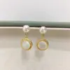 Juego de Pendientes Anillo Colgante de Perla de Agua Dulce Redonda de Concha Marina Natural de Zhuji Juego de Joyería de Perlas Venta al por Mayor Dropshipping