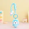 Llavero Colgante de Gatito Negro Flocado Lindo, Figura de Gato de Moda, Llavero para Mochila, Regalo de Máquina de Peluches