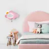 Lámpara de Pared para Habitación Infantil en la Nube Transfronteriza Modelo Nuevo 2026 Lujo Ligero Dibujos Animados Celebridad de Internet Lámpara de Mesita de Noche Dormitorio Mesita de Noche Lámpara de Protección Ocular