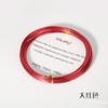 Alambre de aluminio de color de 10 m alambre de aluminio suave alambre de aluminio para modelado creativo alambre de aluminio para estilizar material DIY hecho a mano adornos de planta en maceta de árbol de la fortuna