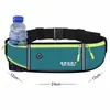 Nova bolsa de cintura para homens e mulheres, adequada para esportes e corrida, com bolso oculto de grande capacidade para garrafa de água, elástica, bolsa impermeável para atividades ao ar livre, fitness e corrida