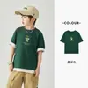 Camiseta de Menino Dodo Verão Estilo Baoguo Texto Engraçado Top Crianças Médias e Grandes Amigo da Pele Algodão Puro Toque Gelado Manga Curta