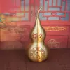 Adorno de Calabaza de Cobre, Calabaza de Boca Abierta de Latón, Decoración para el Hogar y la Oficina, Calabaza de Cien Bendiciones, Regalo, Artesanías de Cobre