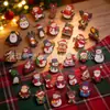 Amuletos para zapatos de muñeco de nieve navideño, Accesorios para zapatos tipo zueco de regalo de Navidad, Decoración de goma blanda de PVC Accesorios para DIY, Transfronterizo