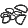 Directo de fábrica hebilla de plástico en forma de D de media luna hebilla de anillo D de plástico 1-5CM hebilla para pantalones de mujer embarazada Hebilla D