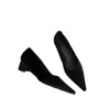 Zapatos de tacón de ante estilo hada con punta fina y tacón grueso para mujer, colección nueva 2026, tacones altos versátiles y elegantes para el trabajo y el uso diario