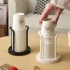 Portavasos Desechable de Lujo Ligero, Bandeja de Vasos de Papel para Dispensador de Agua, Estante de Almacenamiento para Tienda de Té de Leche y Café, Dispensador de Vasos para Cocina