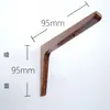 Marco de Soporte de Madera Maciza, Tablero Divisor Recto, Soporte Triangular, Soporte de Pared, Trípode Fijo de Carga