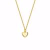 Collar Minsheng Nuevo Estilo Red de Celebridades Cara Corazón Diseño Nicho de Alto Nivel Lujo Ligero Cadena Clavícula Colgante de Amor