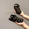 Novedad Verano 2026 Zapatos de Moda Calados para Niñas Bebés, Estilo Coreano Princesa Transpirables Cerrados para Playa, Elegantes Zapatos para Niños