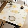 Mantel Individual Fresco Impermeable y a Prueba de Aceite Desechable Cuadrado Cuero Mantel para Mesa de Comedor Sentido Avanzado Mesa Cuadrada Pequeña Mesa de Centro Protección Mantel
