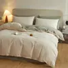 Conjunto de luxo de quatro peças em algodão espesso escovado, conjunto de capa de edredom quente de algodão puro, fornecimento para live commerce