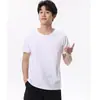 Puro algodão sem mangas T-Shirt Vest Masculino Loose Colete Exterior Wear manga curta Meninos 'Sports Fitness Top Moda Colete de Verão