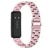 Adecuado para Huawei Band 8/9 Correa de Reloj Especial Correa de Acero Metálica Fina de Tres Eslabones Correa de Acero Inoxidable para Huawei Band 10