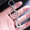 26 Letras Inglesas Aleación de Ab Colgante Llavero de Diamante Popular Europeo y Americano Simple Creativo Accesorios para Llavero