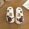 Chinelos de Algodão Macios e Fofos com Cabeça de Desenho Animado 3D para Mulheres 2026 Antiderrapantes para Uso Externo Veludo Plus Sola Macia Quente Chinelos de Pelúcia de Algodão para Pessoa Preguiçosa