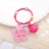 Llavero de Letra Acrílica Estilo Ins, Decoración de Funda de Teléfono de Bolsa con Corazón Femenino, Pequeño Regalo Colgante con Texto Creativo