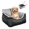 Transportín Personalizado al por Mayor para Perros Asiento Trasero Algodón Puro Extra Grande Cálido Artefacto para Perros en Coche Transportín Semi-Cerrado Desmontable y Lavable