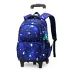 Mochila Escolar con Carrito Modelo Nuevo de Peces Naturales, Set de Tres Piezas para Estudiantes de Primaria, Niños y Niñas, Mochila de Moda de Gran Capacidad, Venta Caliente Dropshipping