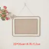 Materiais Decorativos Ecológicos para Jardim de Infância DIY Artesanal Corda de Cânhamo Pingente de Madeira Linho Retrô Pingente Decorativo de Parede Pingente