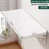 Estante de pared de cocina de madera maciza, mesa apilable, tablero de madera, montado en la pared, no requiere taladro, para sala de estar, estante divisor