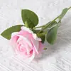 Rosas de Terciopelo Sintético Cuidadosamente Seleccionadas para San Valentín Decoración de Boda para el Hogar Pared de Flores Tacto Flores Sintéticas Flores Artificiales Falsas