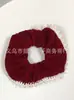 Elástico de Cabelo Scrunchie Listrado com Renda Estilo Coreano para Mulheres, Acessório de Cabelo Suave e Elegante, Elástico de Cabelo Scrunchie Estilo Coreano