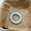 Diadema de Teléfono Transfronterizo para Mujer, Diadema Sin Costuras, Estuche Sencillo de Cuero, Goma Elástica Alta para Cola de Caballo, Cuerda para el Cabello, Accesorios para el Cabello al por Mayor
