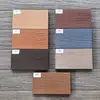 Fabricante Forte Piso de Compósito Madeira-Plástico para Exterior Primeira Segunda Terceira Geração Piso Coextrudido Várias Cores Estilos Em Estoque Buraco Redondo Sólido