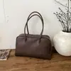 Bolsa de mão retrô de alta qualidade, elegante e atraente, com grande capacidade, nova bolsa de ombro estilo bowling, bolsa de ombro versátil para o dia a dia para mulheres