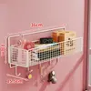 Estante de Pared, Estante para Libros, Estante de Almacenamiento, Cesta Colgante, Estante para Exhibir Snacks, Organizador de Papelería