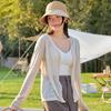Cardigan Lyocell Tencel Mais Vendido para Mulheres Primavera e Verão 2026 Jaqueta com Proteção Solar Manga Longa Fina UPF50+