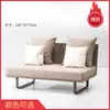 Sofá de Exterior à Prova d'Água Casual Sala de Estar Varanda Pátio Exterior Mesa de Café Três Pessoas Rattan Trançado Móveis Pousada Jardim Cadeira de Rattan