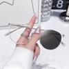 Nuevos lentes planos anti luz azul ultraligeros color marrón frío puro, artefacto para sin maquillaje, estilo ins, lentes planos literarios