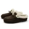 Zapatos Planos de Felpa Nevados para Mujer 2026 Otoño Invierno Mocasines sin Cordones de Boca Profunda Zapatos Cómodos para el Trabajo Casual Zapatos tipo Birkenstock