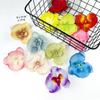 Tecido Não Tecido de Simulação Flores de Orquídea Phalaenopsis DIY Headdress Artesanal Acessórios de Materiais para Prendedor de Cabelo Decoração de Parede de Flores para Casa