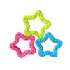 Novo Brinquedo de Pet em TPR Brinquedo de Mastigar para Cachorro Brinquedo de Mastigar para Pet Estrela de Cinco Pontas Molar Brinquedo Interativo para Cachorro