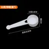 Cuchara de Plástico Desechable 15g Leche en Polvo Proteína en Polvo Cuchara de Plástico Cuchara Medidora para Hornear Cuchara Redonda para Postre Cuchara Diaria para Café