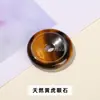 Colgante de paz de piedra natural, finamente tallado, regalo para el Festival Qixi, colgante de paz de ágata de cristal, accesorios para joyería DIY