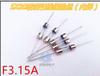 Fusible de tubo de vidrio de 5 x 20 mm con tapa simple y cable conductor, fusible de vidrio, tubo fusible