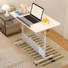 Mesa plegable, mesa pequeña móvil, mesita de noche, mesa de centro elevable plegable, mesa de noche de pie, mesa para portátil con ruedas