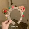Diadema de Pingüino de Peluche Lindo para Otoño e Invierno, Cabeza de Pez, Celebridad de Internet Femenina, Cara de Dibujos Animados, Para Lavado de Cara, Maquillaje, Presionar el Cabello, Diadema Nueva, Pasador de Pelo, Diadema